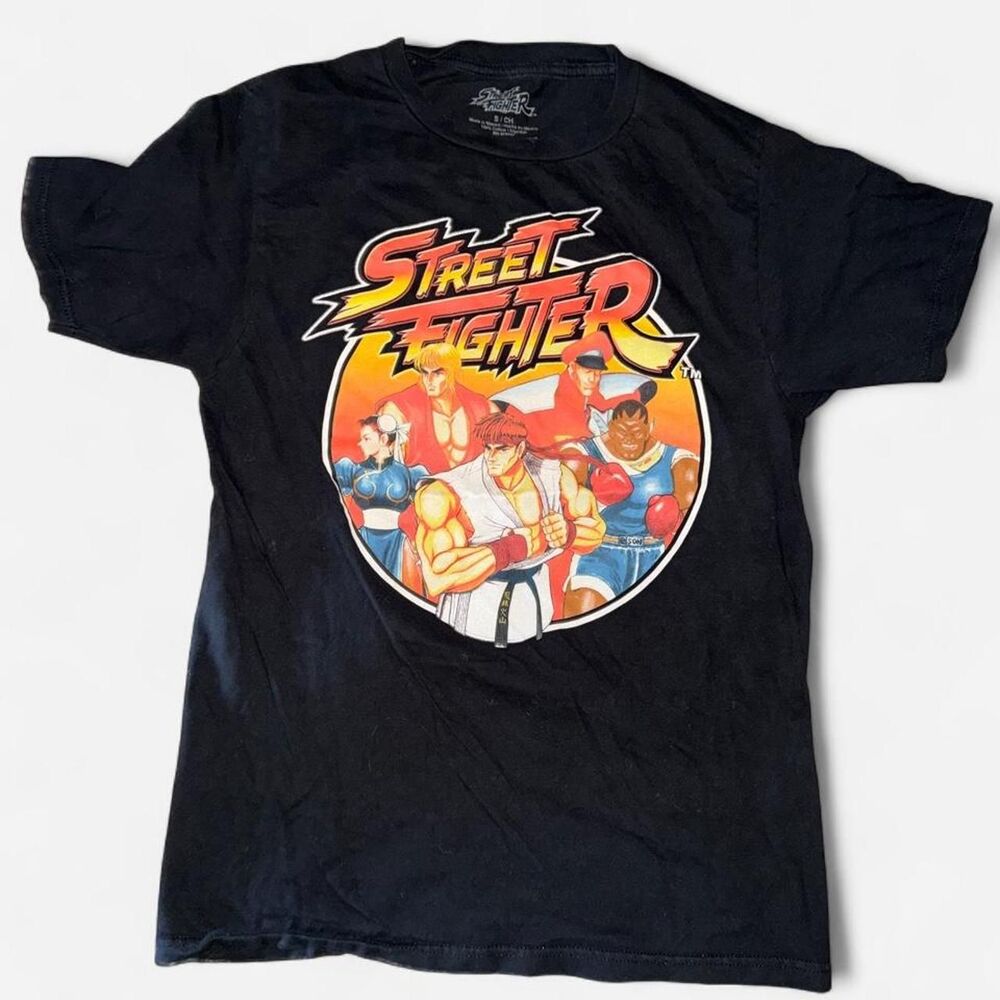 Street Fighter Men's Black T-shirt